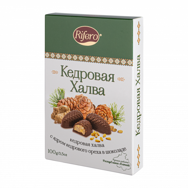 №1 Риф и ко Конфеты "Кедровая халва" 100г   в Южноуральске