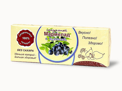  Мармелад натуральный "Черника" 140г в Южноуральске